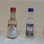 Little bottles of vodka